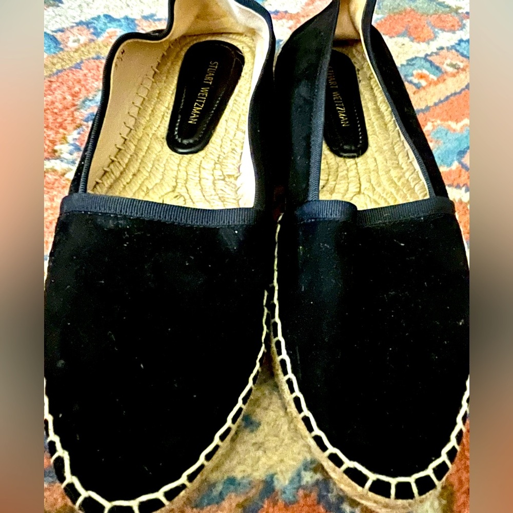 STUART WEITZMAN velvet espadrilles